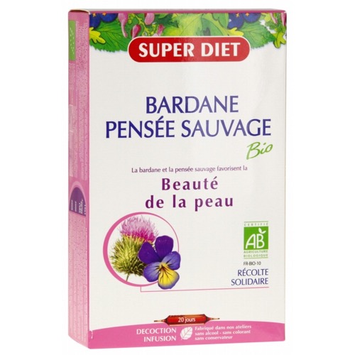 Super Diet Bardane pensée sauvage bio 20x15ml PL 483/193